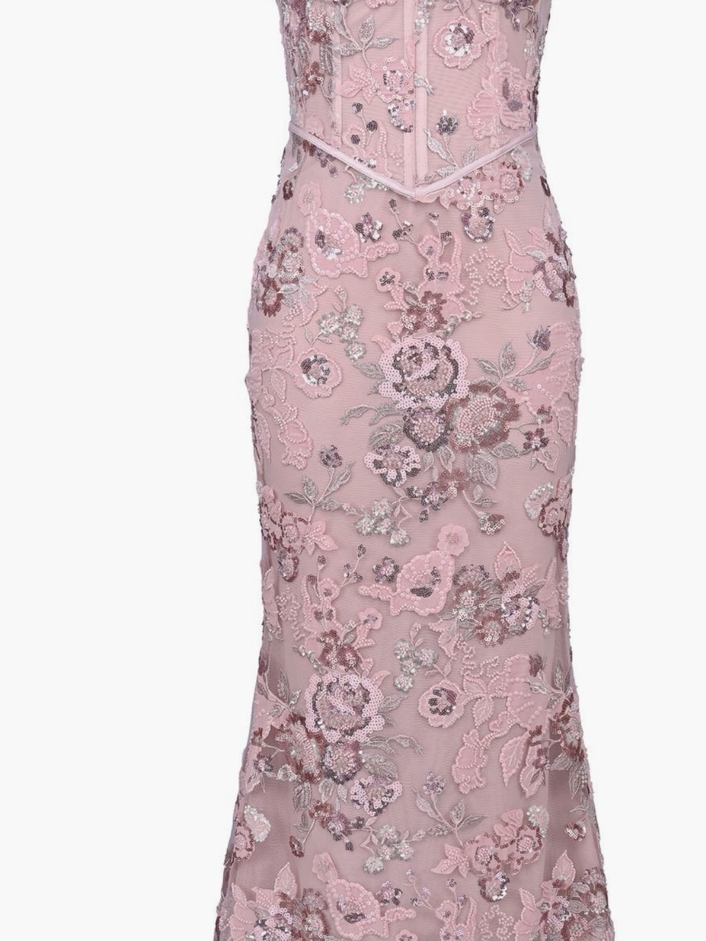 House Of Cb Naima Hand Beaded Gown Size - L View 4
